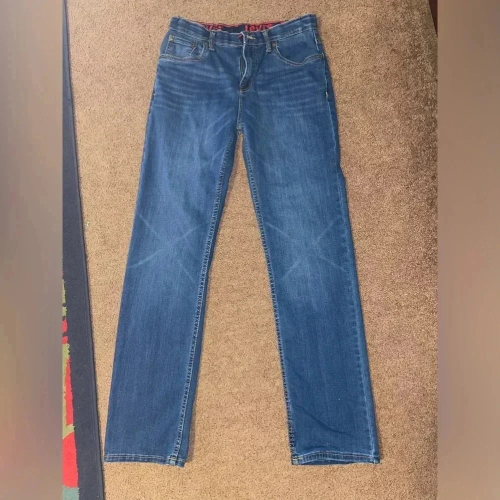 Boys 540 Levi’s STRAIGHT LEG JEANS size 18 NWOT​